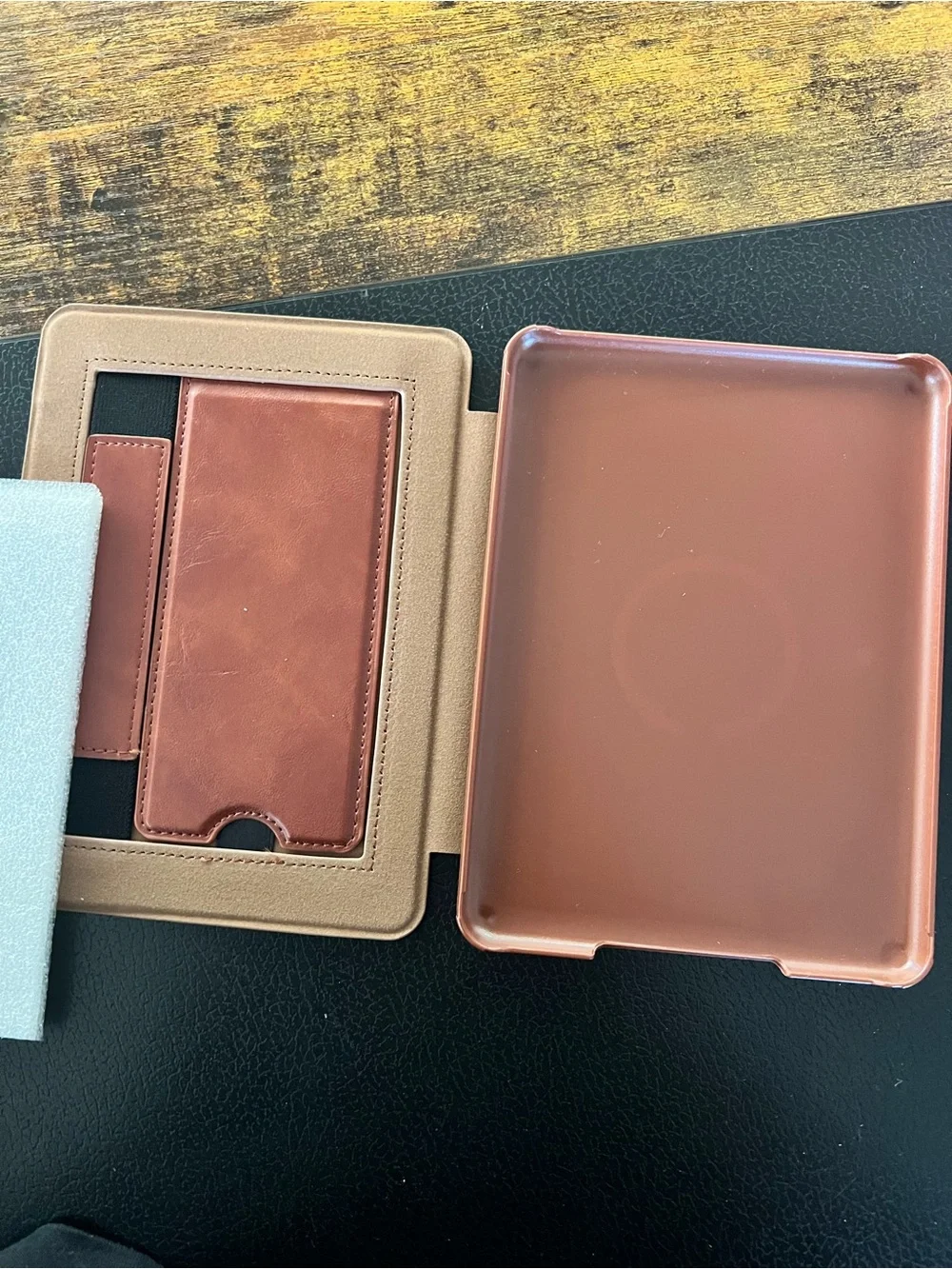 CoBak MagSafe Leather-Style Brown Tablet Folio Case - Classic Protective Cover